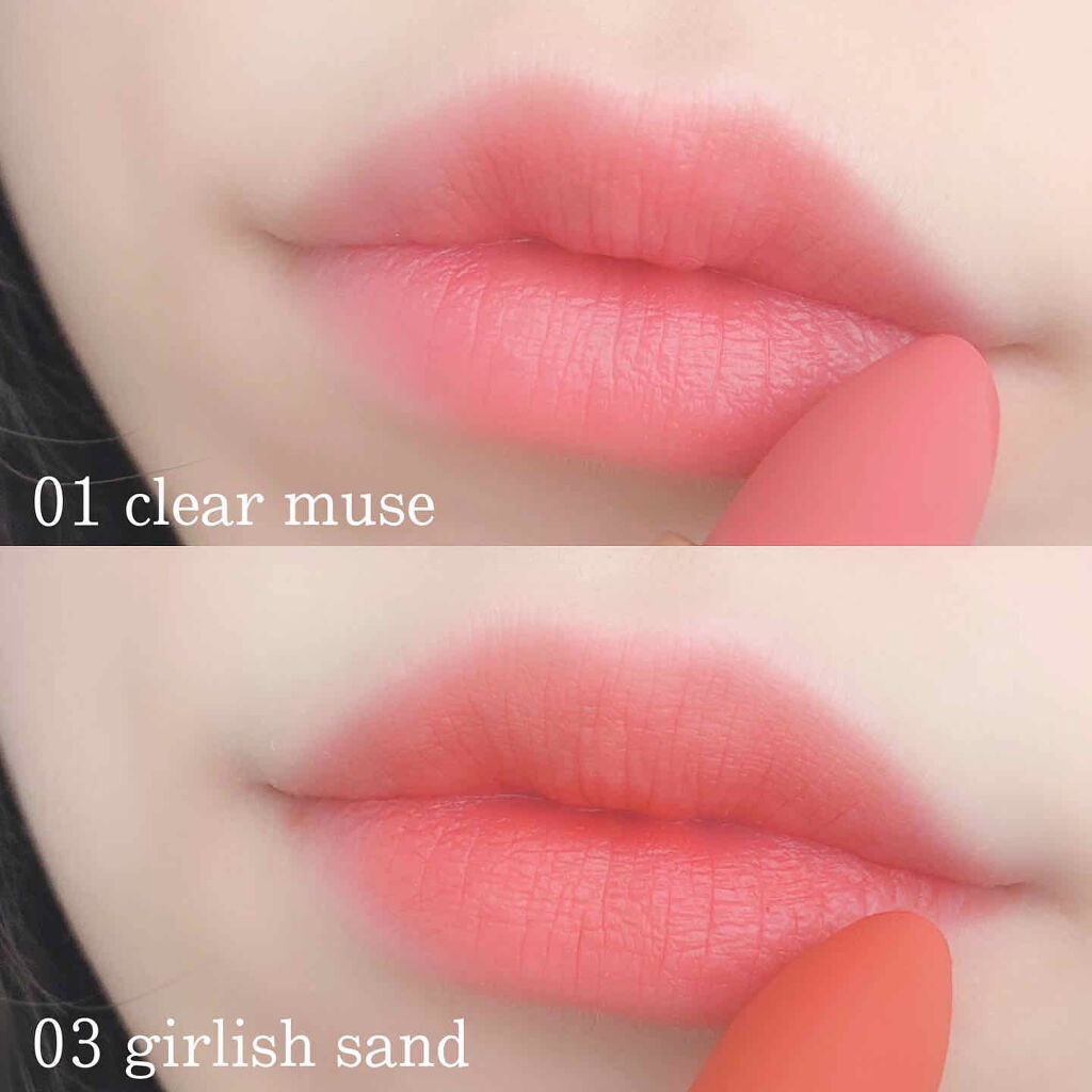 インスパイアマットリップ 03 Girlish Sand/mude./口紅を使ったクチコミ（2枚目）