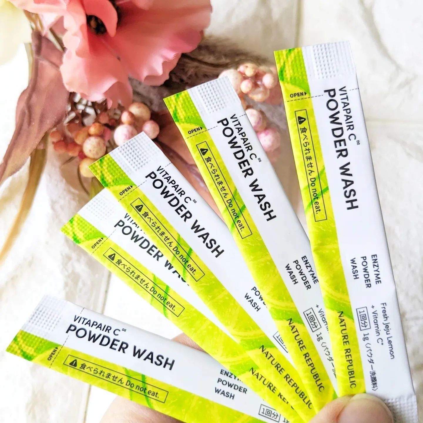 ビタペアC酵素洗顔パウダー/ネイチャーリパブリック/洗顔パウダーを使ったクチコミ（3枚目）