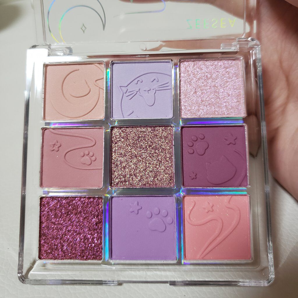 クォーツ 9色アイシャドウパレット(ドリームランドアイシャドウ)/ZEESEA/アイシャドウパレットを使ったクチコミ（2枚目）