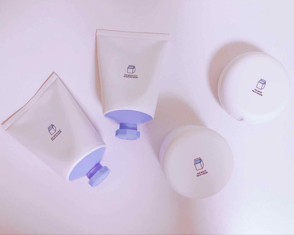 WHITE MILK CREAM/3CE/フェイスクリームを使ったクチコミ（2枚目）