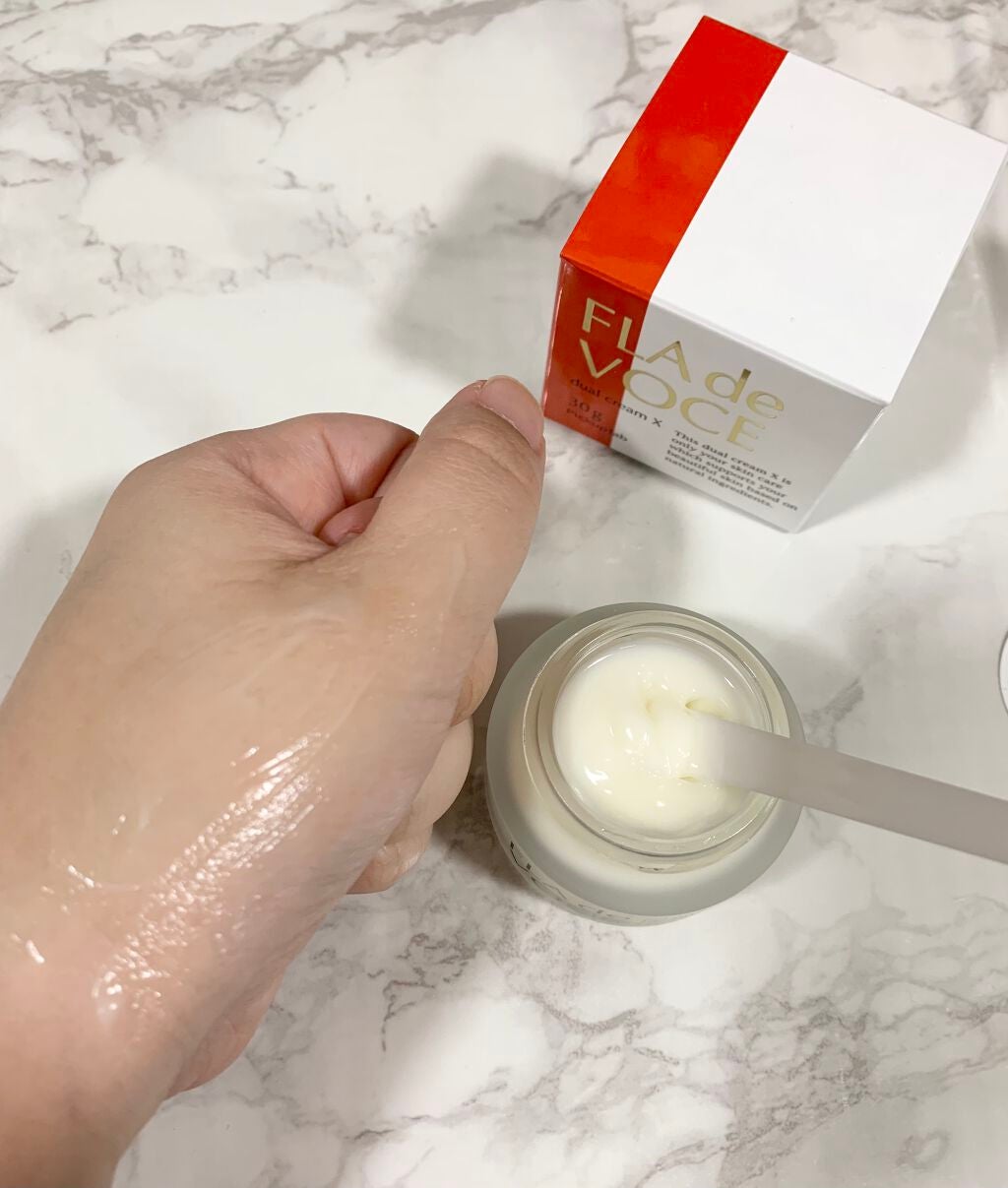 デュアル クリーム X/FLA de VOCE/フェイスクリームを使ったクチコミ(4枚目)