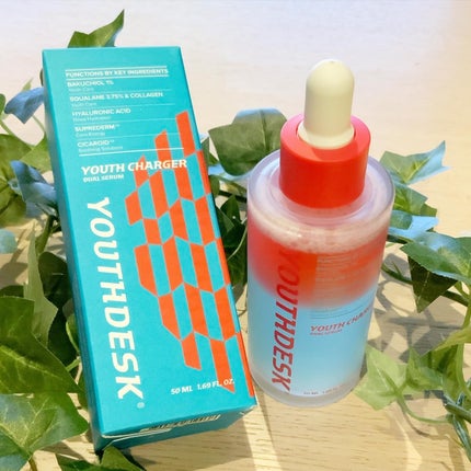 ユースチャージャーデュアルセラム/YOUTHDESK/美容液を使ったクチコミ(1枚目)