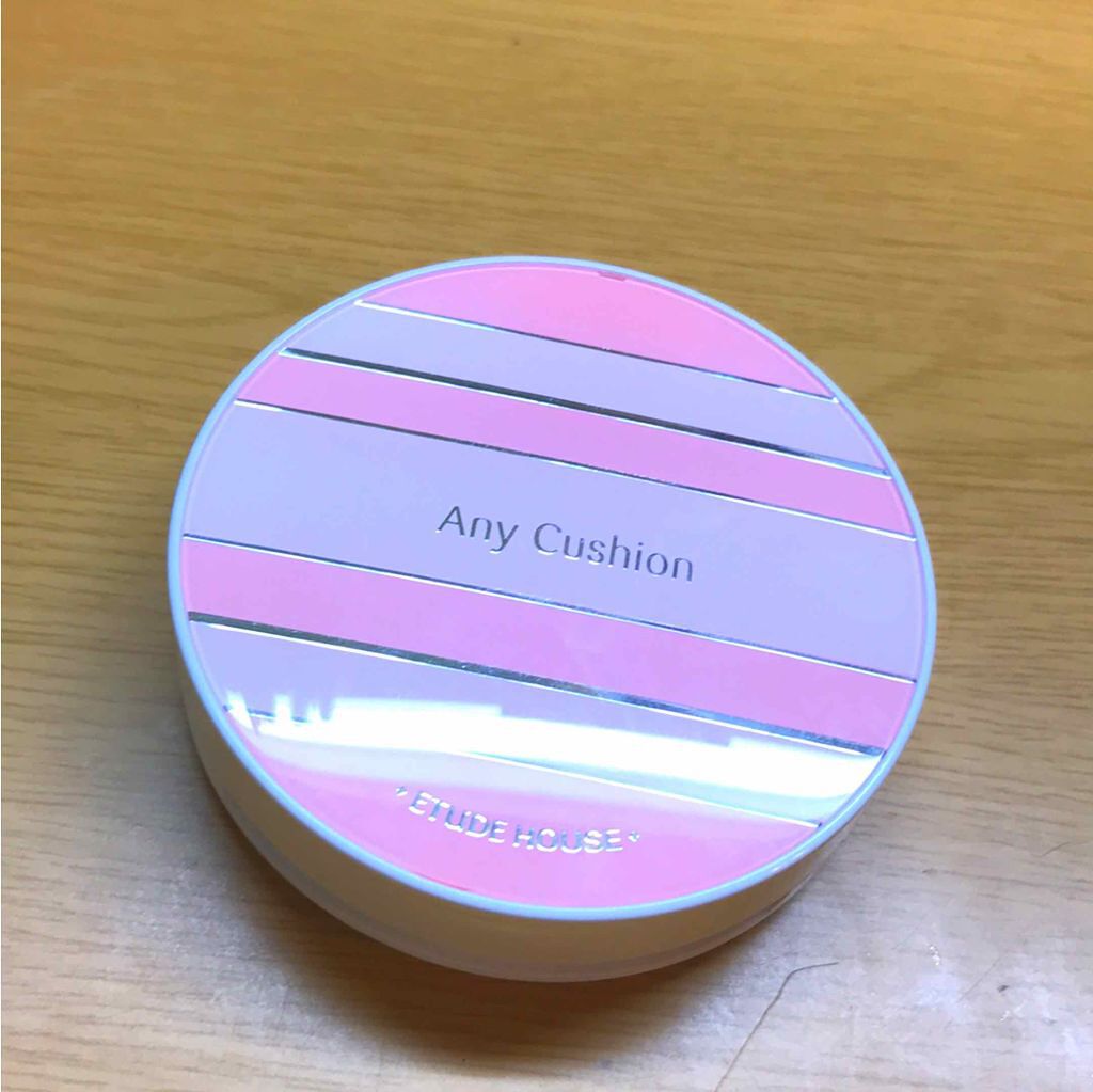 エニークッション オールデイパーフェクト/ETUDE/クッションファンデーションを使ったクチコミ(1枚目)