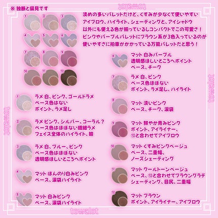 目元チュートリアルアイパレット/Colorgram/アイシャドウパレットを使ったクチコミ(4枚目)