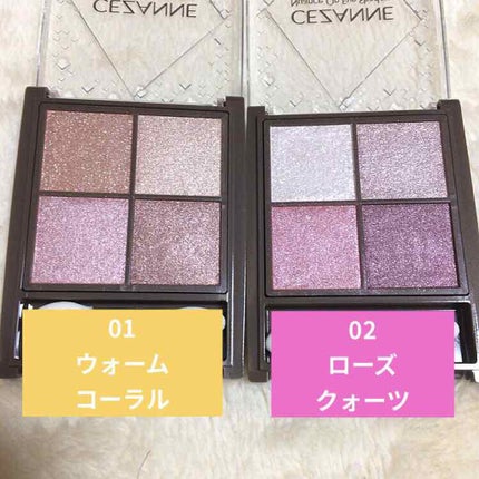 ニュアンスオンアイシャドウ/CEZANNE/アイシャドウパレットを使ったクチコミ(2枚目)