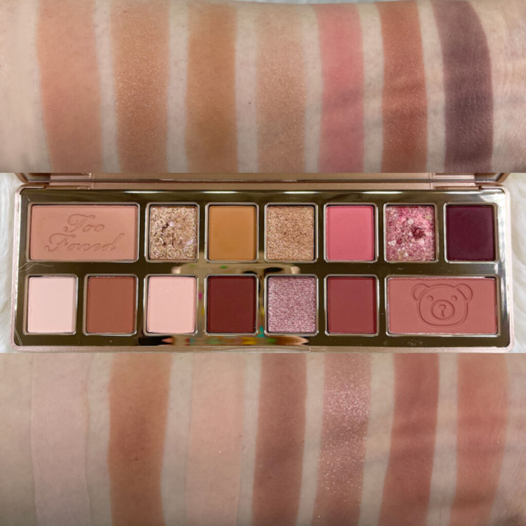 テディ ベア アイシャドウ パレット/Too Faced/アイシャドウパレットを使ったクチコミ（3枚目）