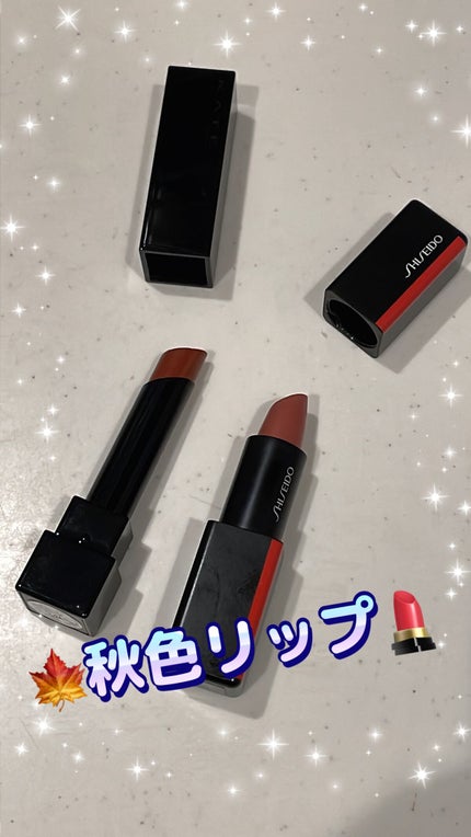 モダンマット パウダーリップスティック/SHISEIDO/口紅を使ったクチコミ(1枚目)