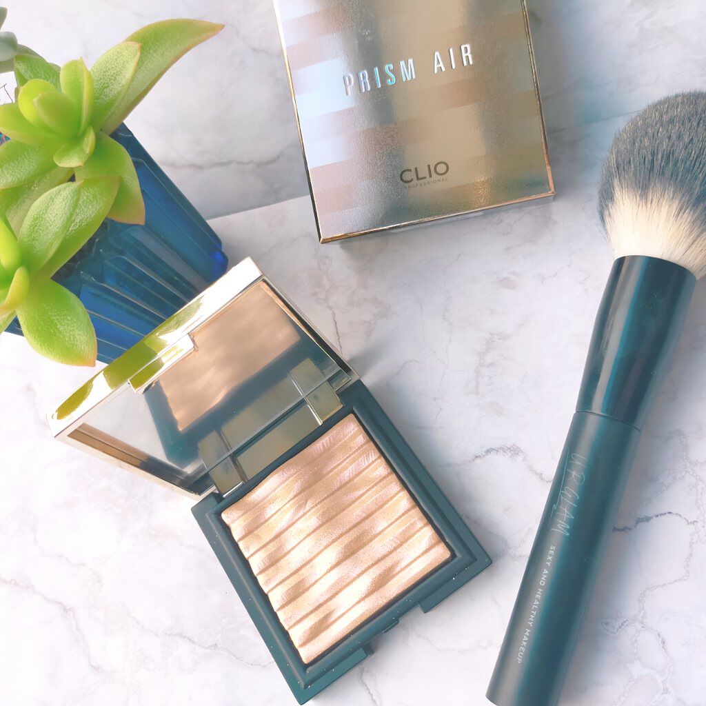 プリズム エアー ハイライター 02 FAIRY PINK/CLIO/パウダーハイライトを使ったクチコミ（2枚目）