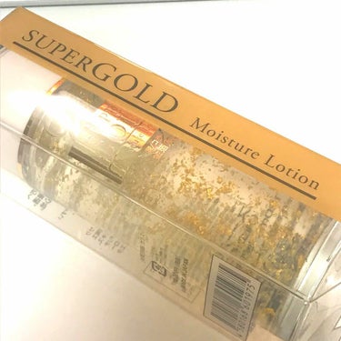 プレスカワジャパン SUPERGOLDのクチコミ「スーパーゴールド 純金箔入り保湿化粧水  ¥1000(税抜)

化粧水がなくなったのでドンキホ.....」（1枚目）