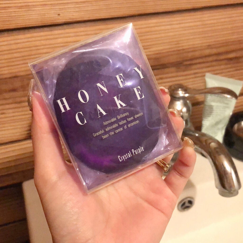 ホネケーキ(クリスタルパープル)/SHISEIDO/洗顔石鹸を使ったクチコミ(2枚目)