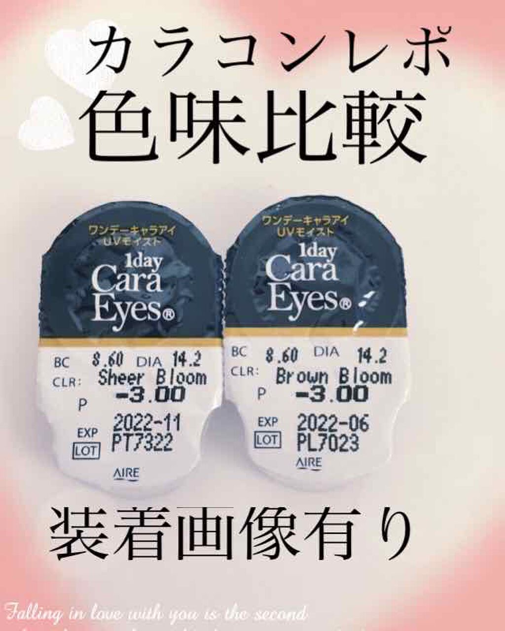 ワンデーキャラアイ カラーシリーズ/Cara Eyes/ワンデー(1DAY)カラコンを使ったクチコミ(1枚目)
