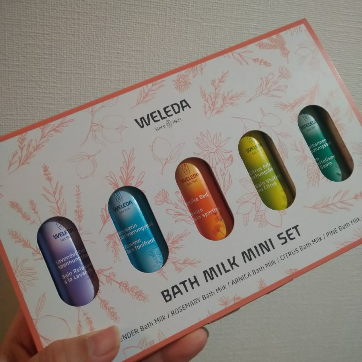 バスミルク ミニセット/WELEDA/その他キットセットを使ったクチコミ（1枚目）