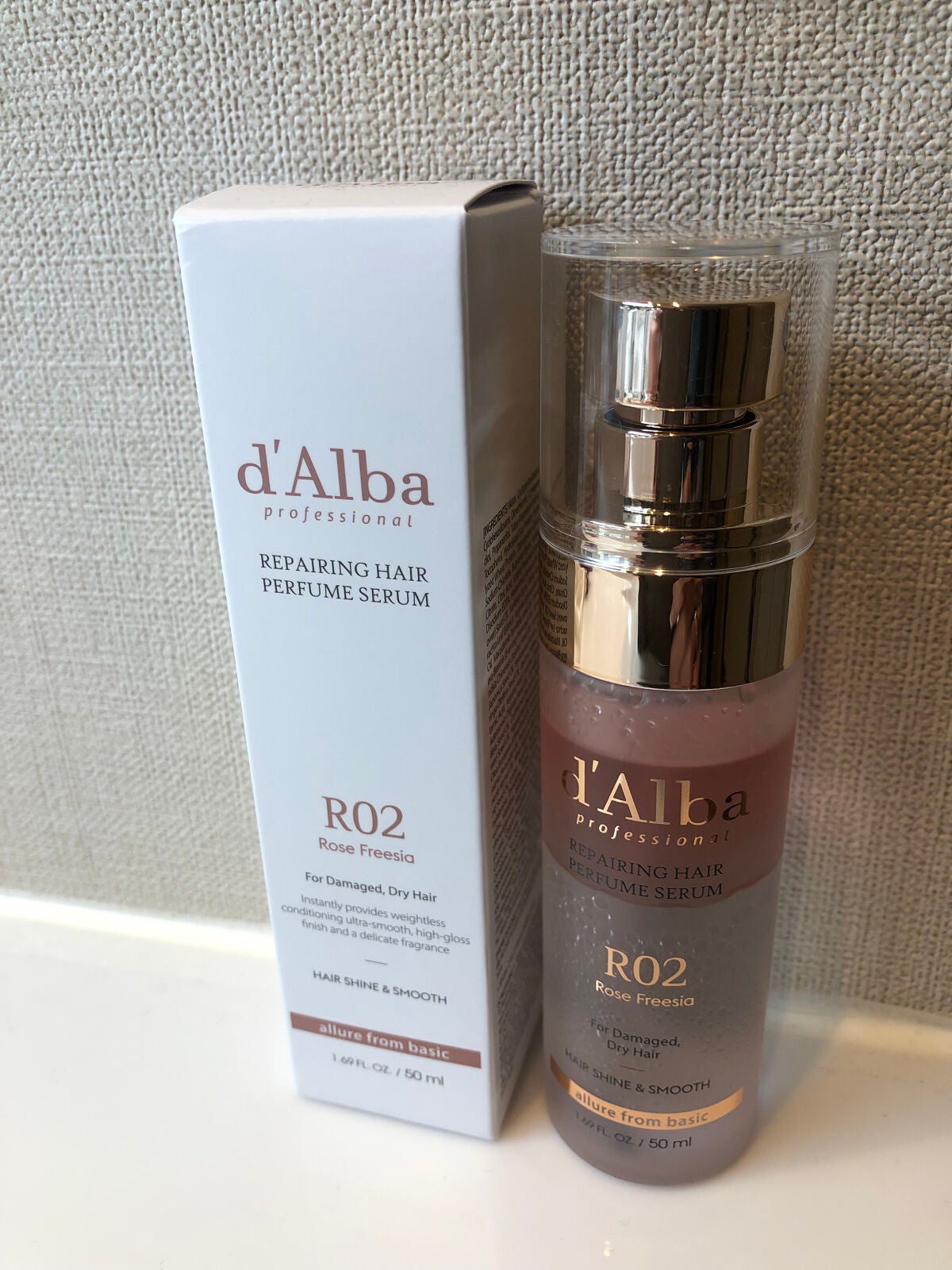 プロフェッショナルリペアリングヘアパヒュームセラム/ダルバ/ヘアミストを使ったクチコミ(1枚目)