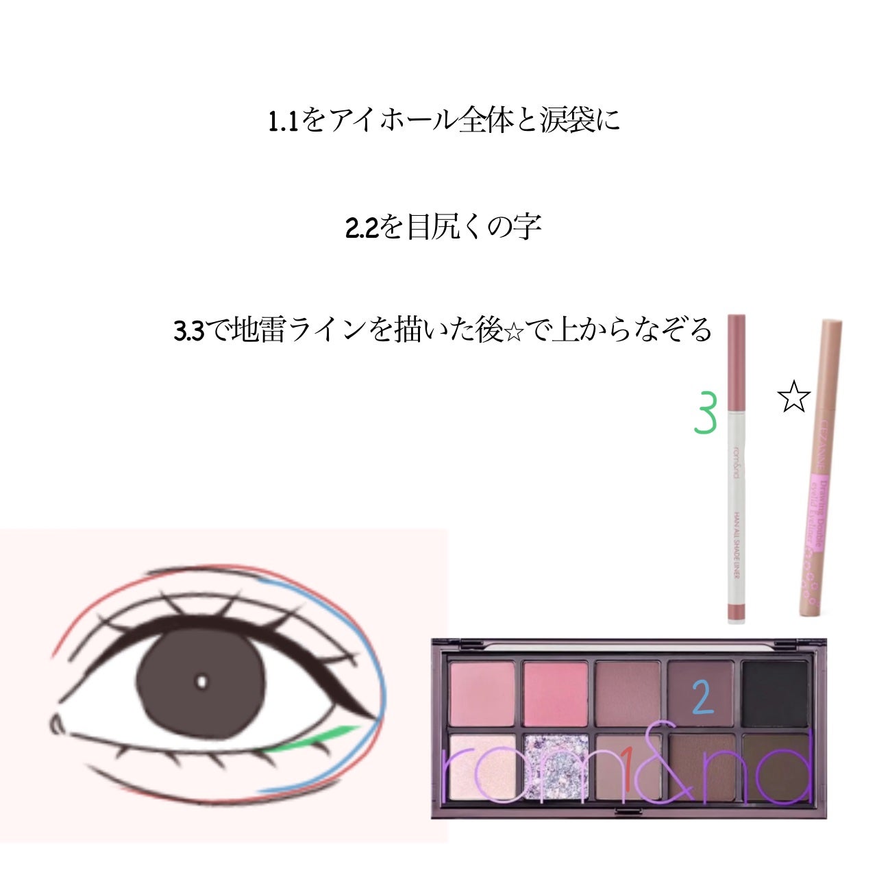 描くふたえアイライナー/CEZANNE/リキッドアイライナーを使ったクチコミ(2枚目)