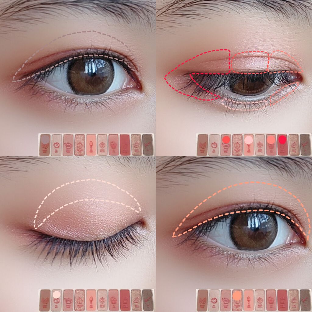 プレイカラー アイシャドウ/ETUDE/アイシャドウパレットを使ったクチコミ(3枚目)