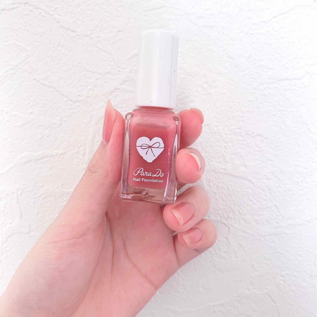 ネイルファンデーション PK2 想われピンク/パラドゥ/マニキュアを使ったクチコミ（1枚目）