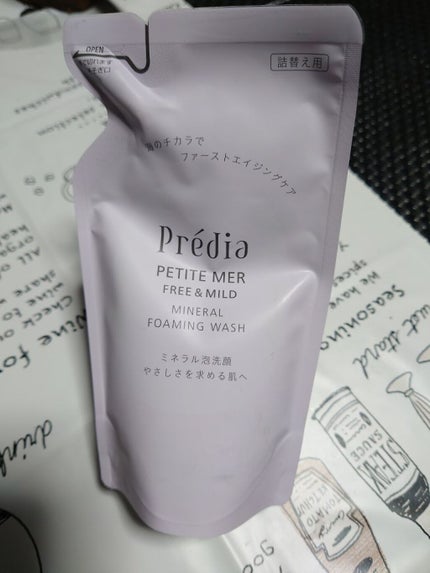 プティメール フリー&マイルド ミネラル フォーミング ウォッシュ/Prédia/泡洗顔を使ったクチコミ(1枚目)