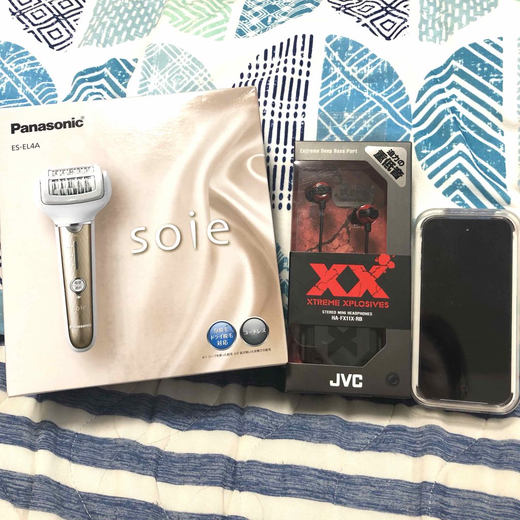 Panasonic 脱毛器 ソイエ ES-EL4Aのクチコミ「【本日の購入品】
ボーナスでご褒美！

✄－－－－－－ｷﾘﾄﾘ－－－－－－✄

・ソイエ ES.....」（1枚目）