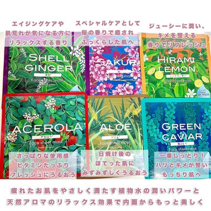 Ryu Spa Botanical フェイスマスク 海ぶどう/Ryu Spa/シートマスク・パックを使ったクチコミ(2枚目)