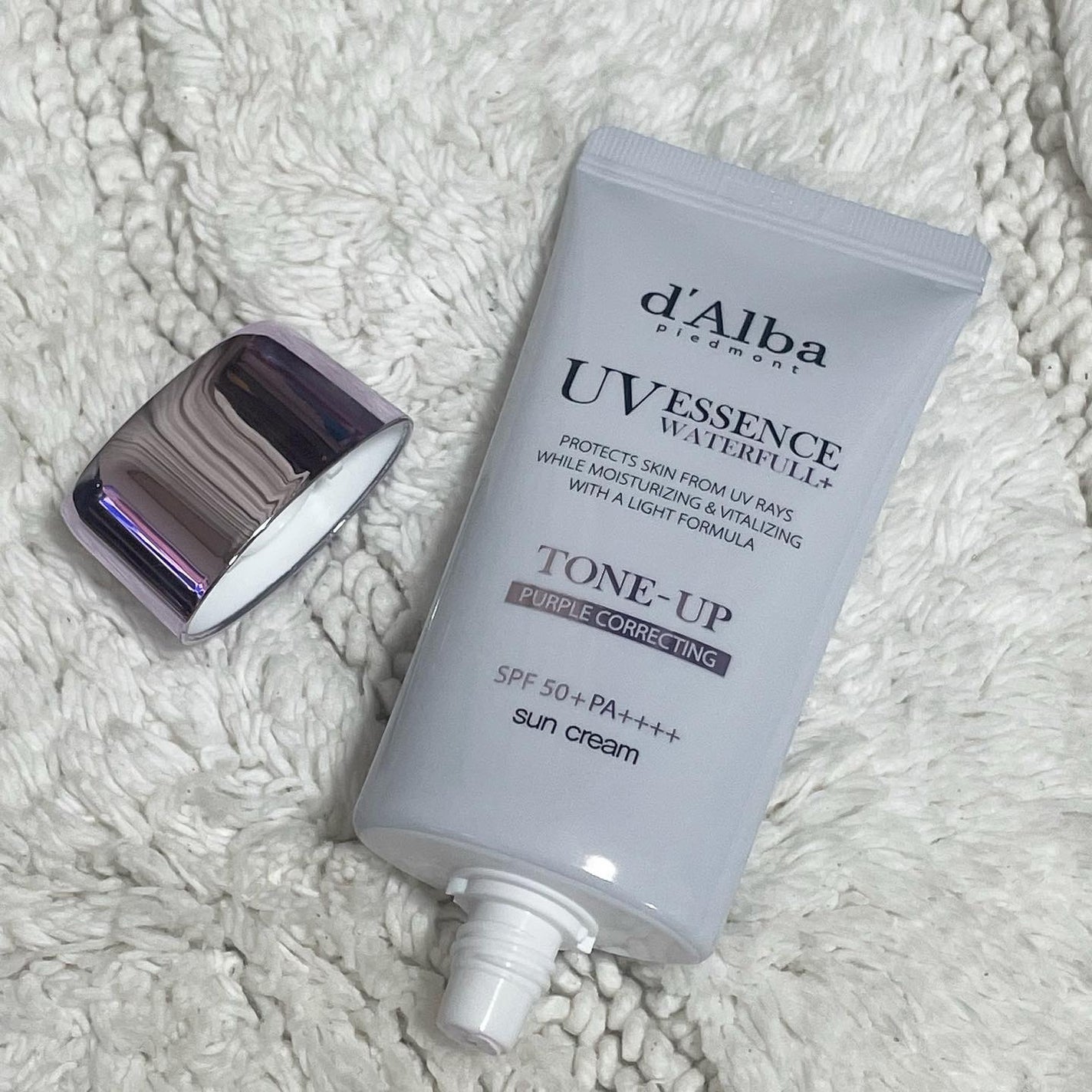 ウォータフルトーンアップサンクリーム/ダルバ/日焼け止めクリームを使ったクチコミ(2枚目)