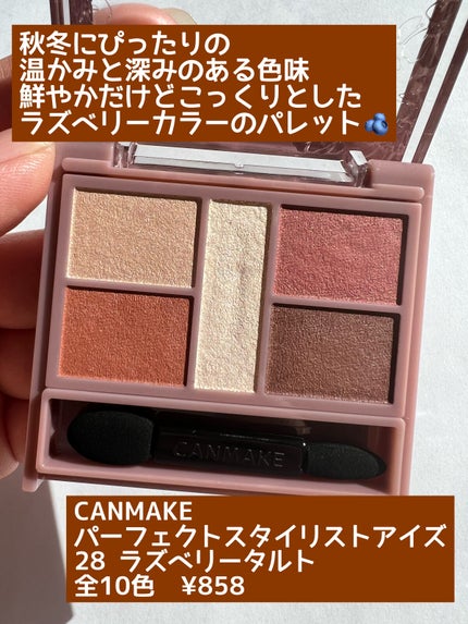 パーフェクトスタイリストアイズ/キャンメイク/アイシャドウパレットを使ったクチコミ(2枚目)