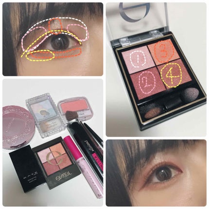 リアルクローズシャドウ/excel/アイシャドウパレットを使ったクチコミ(1枚目)