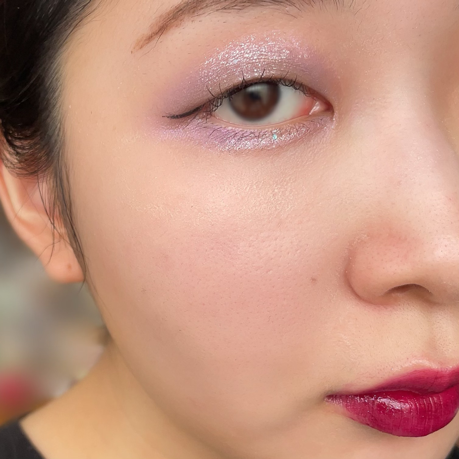 ルージュ エッセンシャル シルキー クリーム リップスティック 18/ローラ メルシエ/口紅を使ったクチコミ（2枚目）