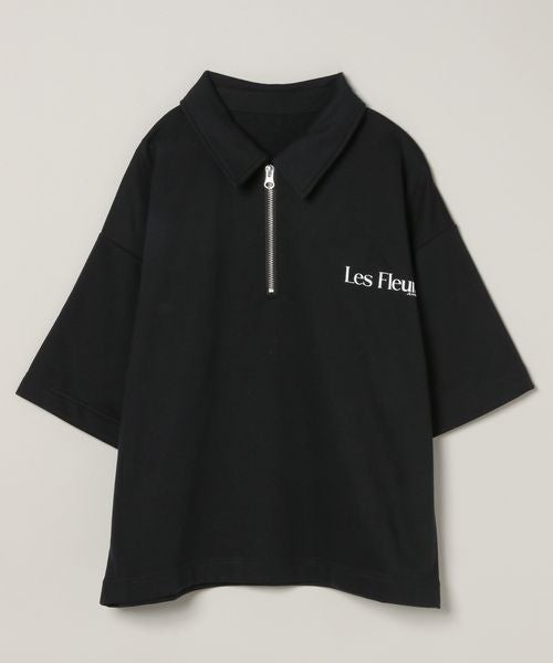 ハーフZIPミニウラケSS ブラック