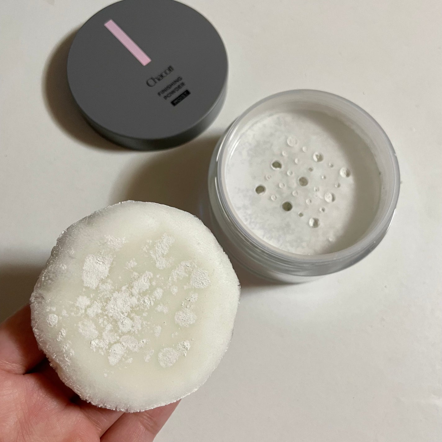 チャコット フィニッシングパウダー モイスト/チャコット・コスメティクス/ルースパウダーを使ったクチコミ(7枚目)