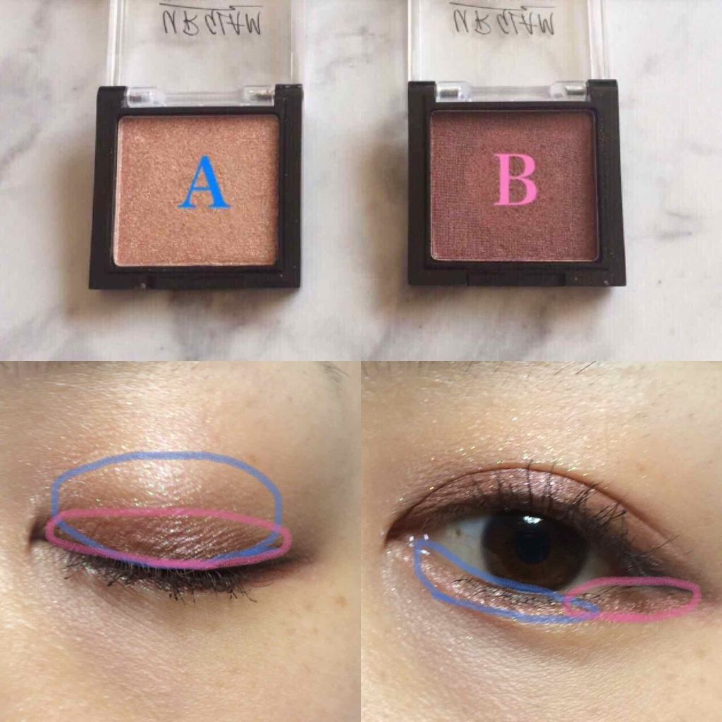 UR GLAM POWDER EYESHADOW/U R GLAM/単色アイシャドウを使ったクチコミ(3枚目)