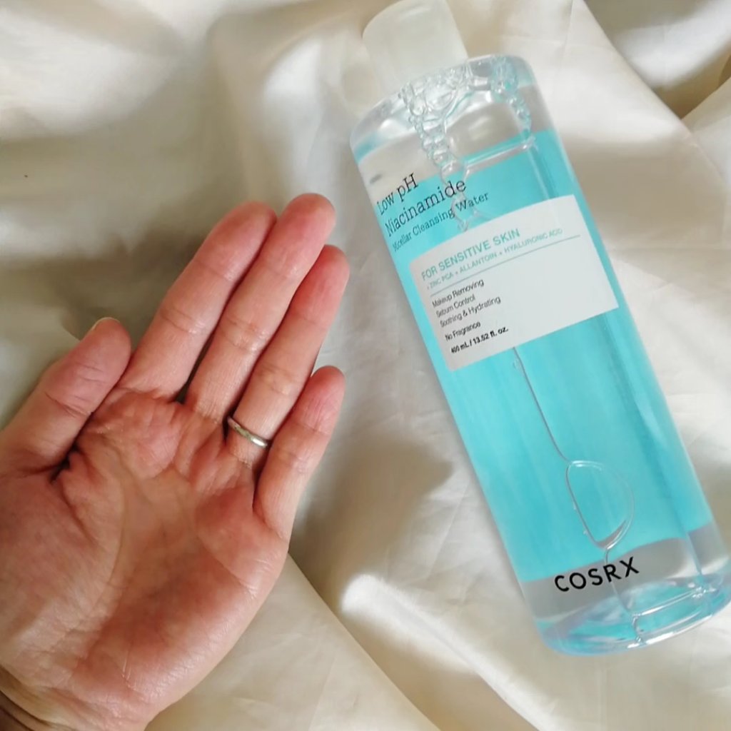 弱酸性 ナイアシンアミド ミセラークレンジングウォーター/COSRX/クレンジングウォーターを使ったクチコミ（2枚目）