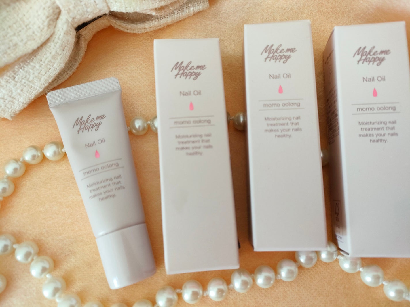 メイクミーハッピー ネイルオイル momo oolong/キャンメイク/ネイルオイル・トリートメントを使ったクチコミ(1枚目)
