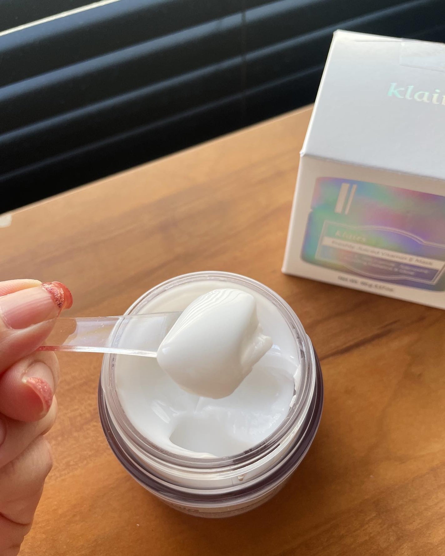 フレッシュリージュースドビタミンEマスク(90g)/Klairs/フェイスクリームを使ったクチコミ(3枚目)