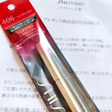 リップブラシエクセレンスII 406/SHISEIDO/メイクブラシを使ったクチコミ（2枚目）