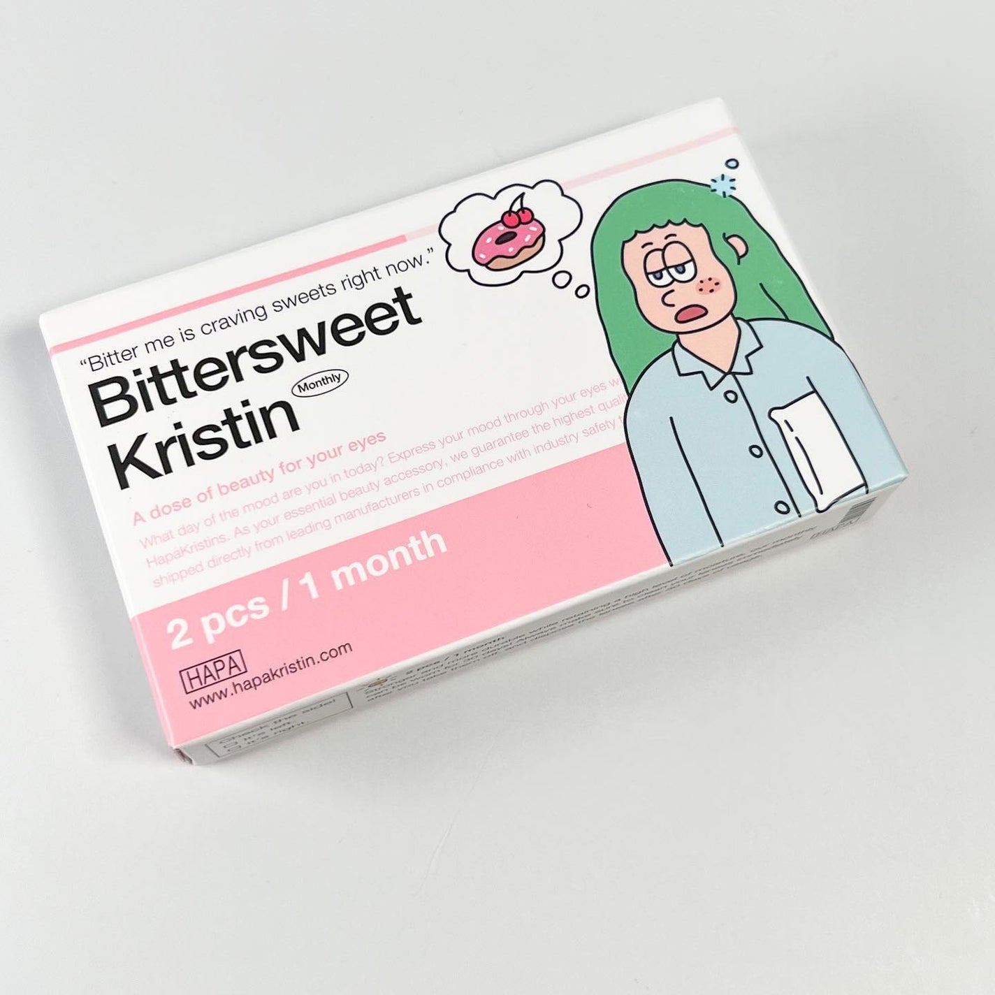 ビタースイートクリスティン/Hapa kristin/カラーコンタクトレンズを使ったクチコミ(5枚目)