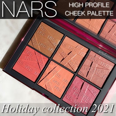 NARS ハイプロファイル チークパレットのクチコミ「🌹✨🍒 Please swipe ➠➠

⚠︎ 動画たくさんあります🎥

昨日のアイシャドウに.....」（1枚目）