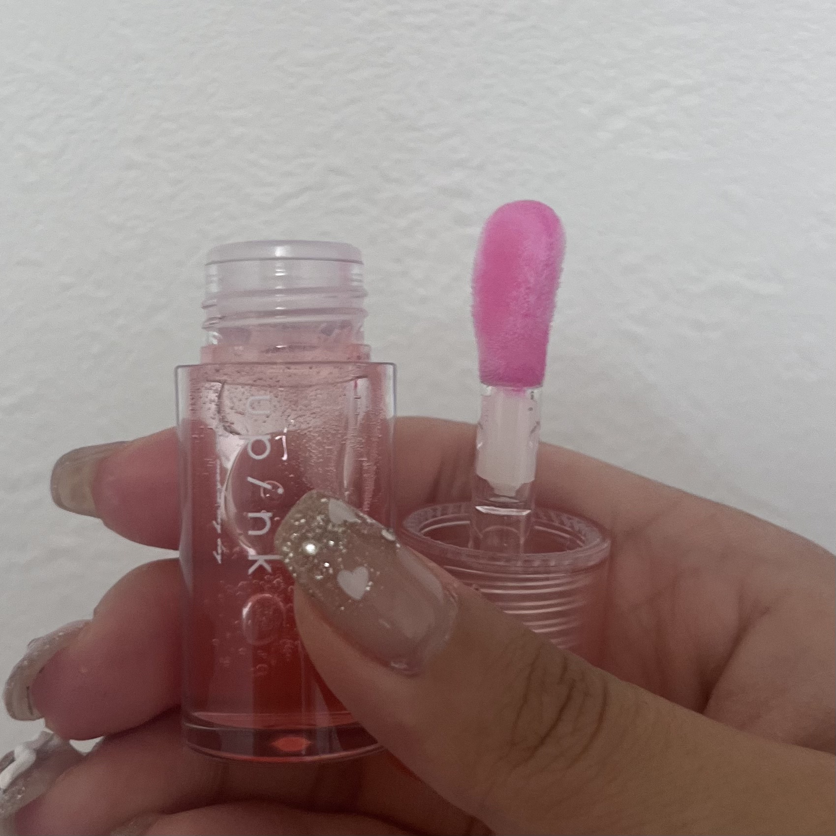 デュードロップリップオイル/upink/リップグロスを使ったクチコミ（2枚目）