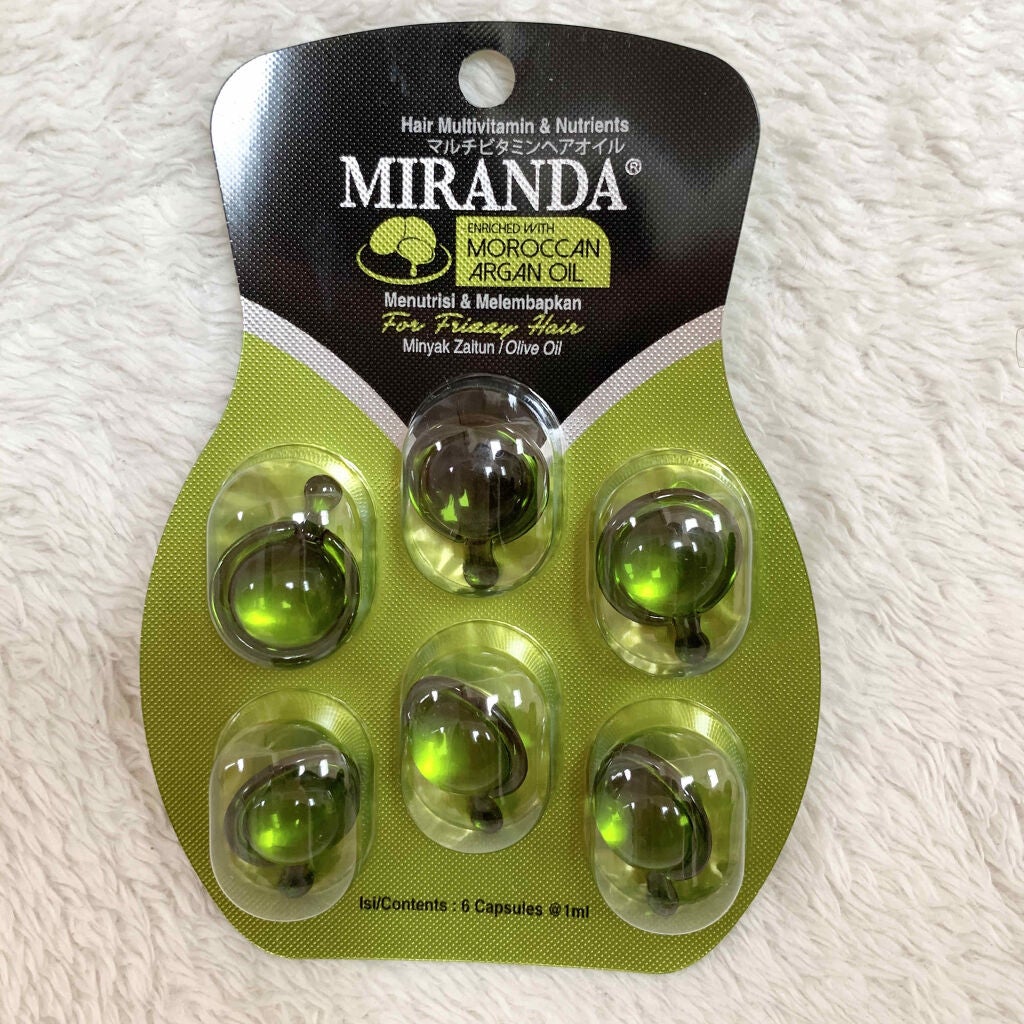 ヘアビタミン ニュートリヘアオイル/MIRANDA/ヘアオイルを使ったクチコミ(1枚目)