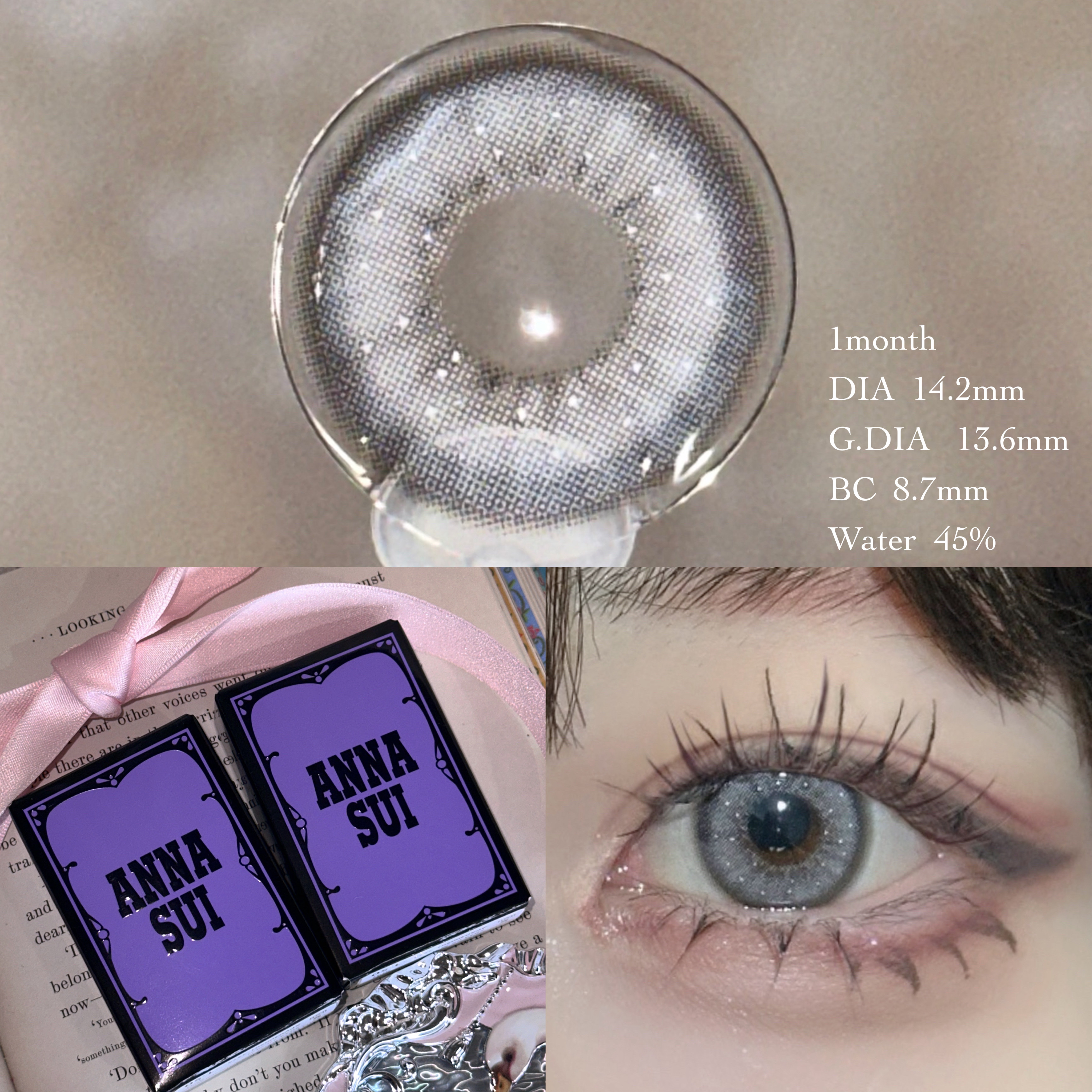ANNASUI PARANTICA/myfipn/ワンデー（１DAY）カラコンを使ったクチコミ（3枚目）