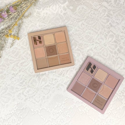 マイフェイブムードアイパレット 9カラー/HOLIKA HOLIKA/アイシャドウパレットを使ったクチコミ(10枚目)