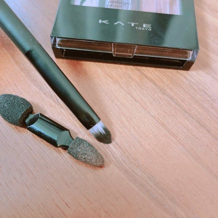 UR GLAM EYESHADOW BRUSH B/U R GLAM/メイクブラシを使ったクチコミ(3枚目)