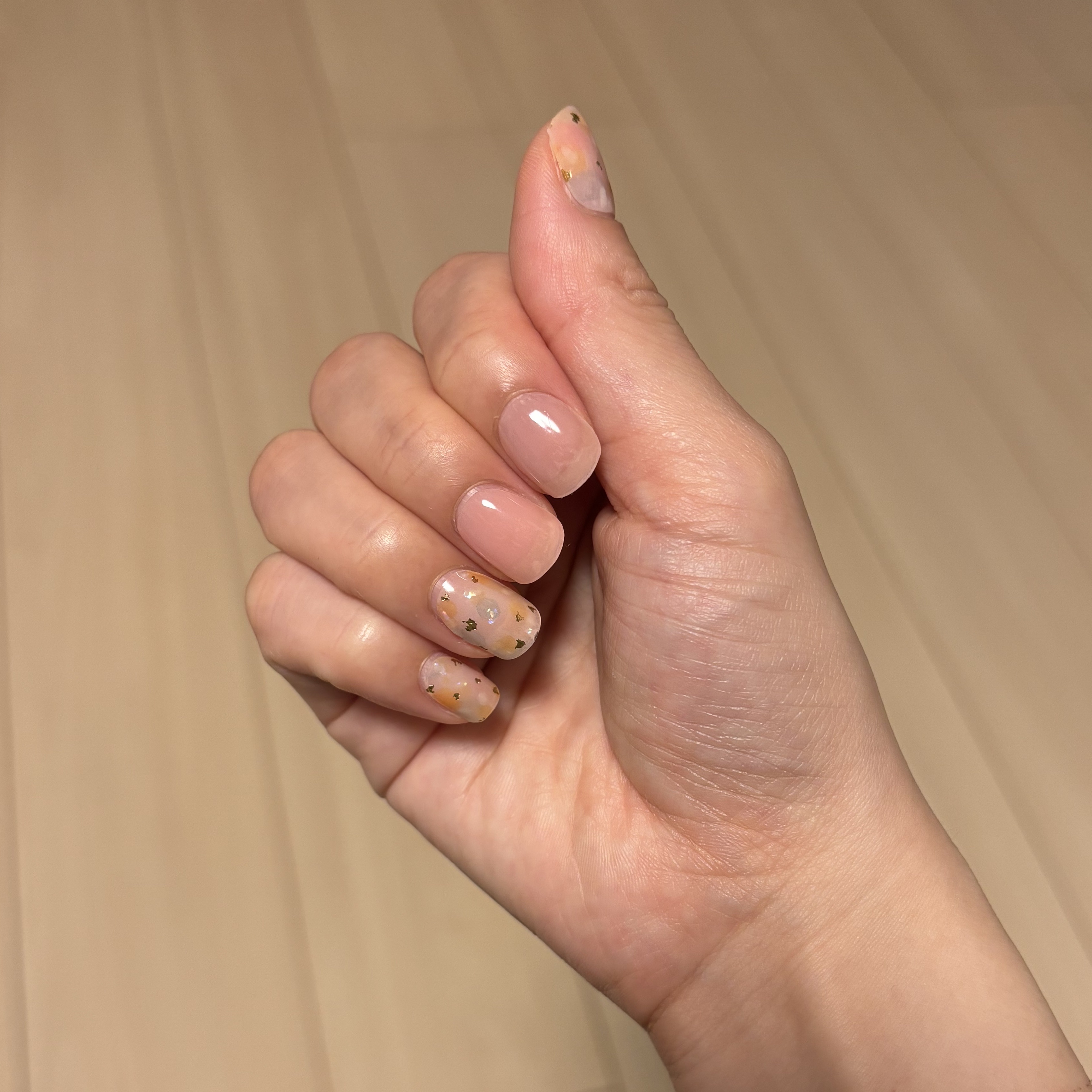 セミキュアジェルネイル（ハンド）/ohora/ネイルシールを使ったクチコミ（3枚目）