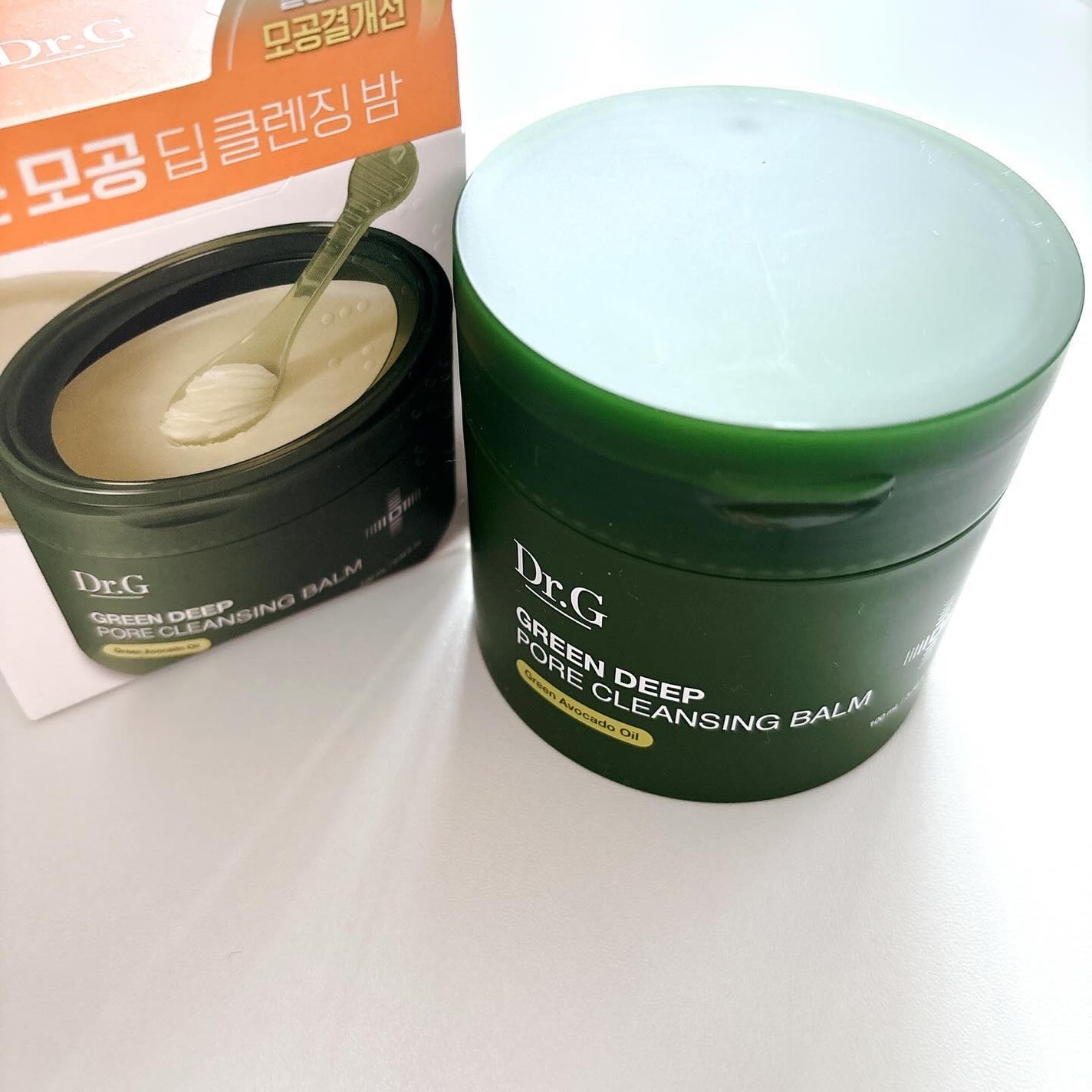 グリーンディープポアクレンジングバーム/Dr.G/クレンジングバームを使ったクチコミ(2枚目)