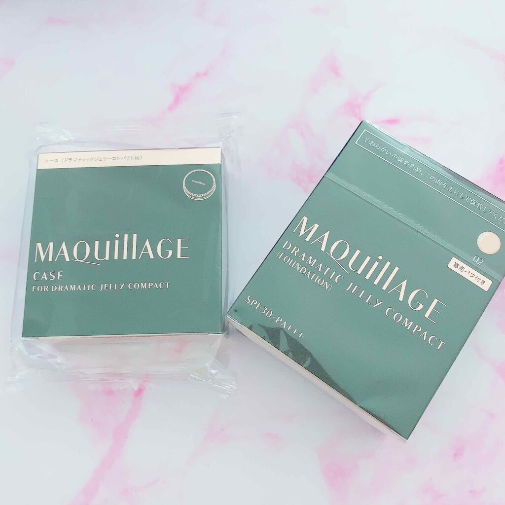 ドラマティックジェリーコンパクト/マキアージュ/クッションファンデーションを使ったクチコミ(1枚目)
