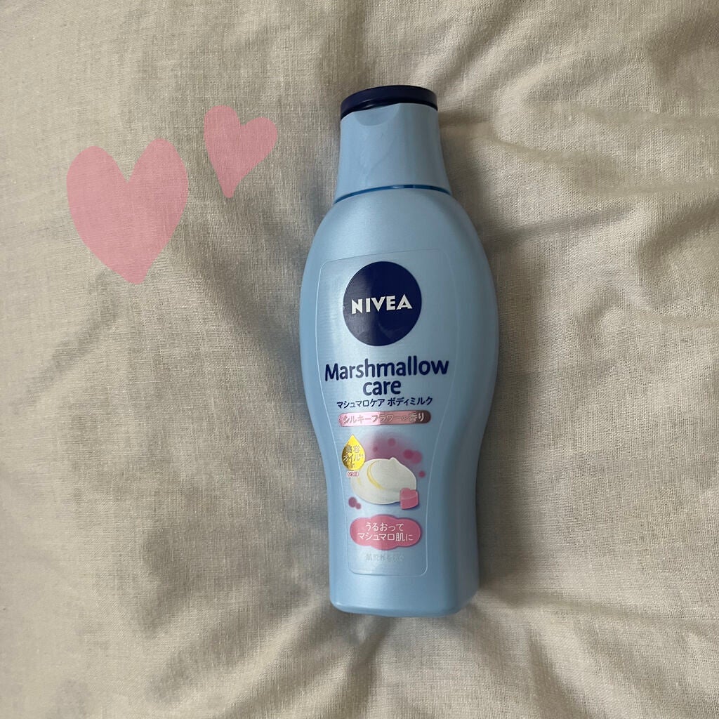 マシュマロケアボディミルク シルキーフラワーの香り/ニベア/ボディミルクを使ったクチコミ(1枚目)