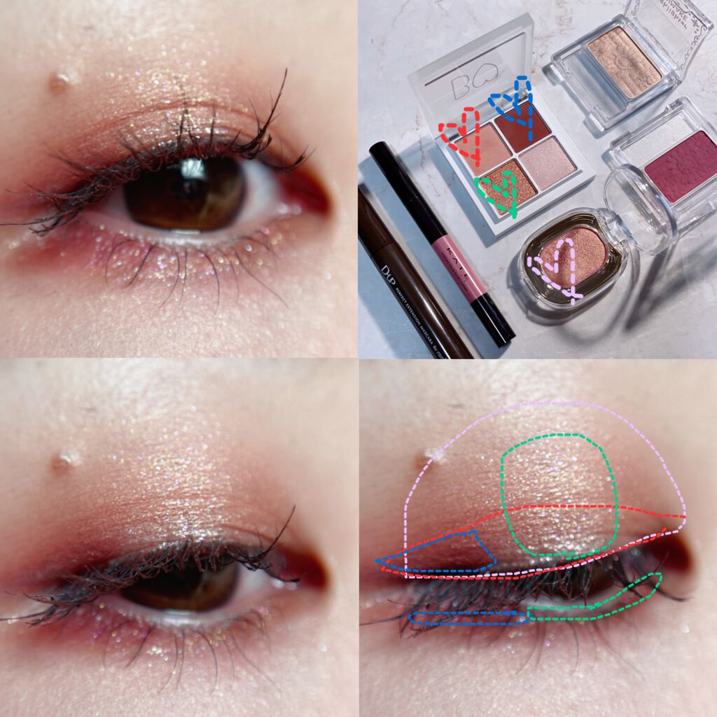 ハイライター/キャンメイク/パウダーハイライトを使ったクチコミ（1枚目）