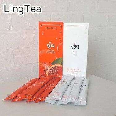 LINGTEA LINGTEA うるおい水分コラーゲン ブラッドオレンジ味のクチコミ「LingTea
LingTea 様より
ご提供いただきました✨

🤍リンティー水分コラーゲン
.....」（2枚目）