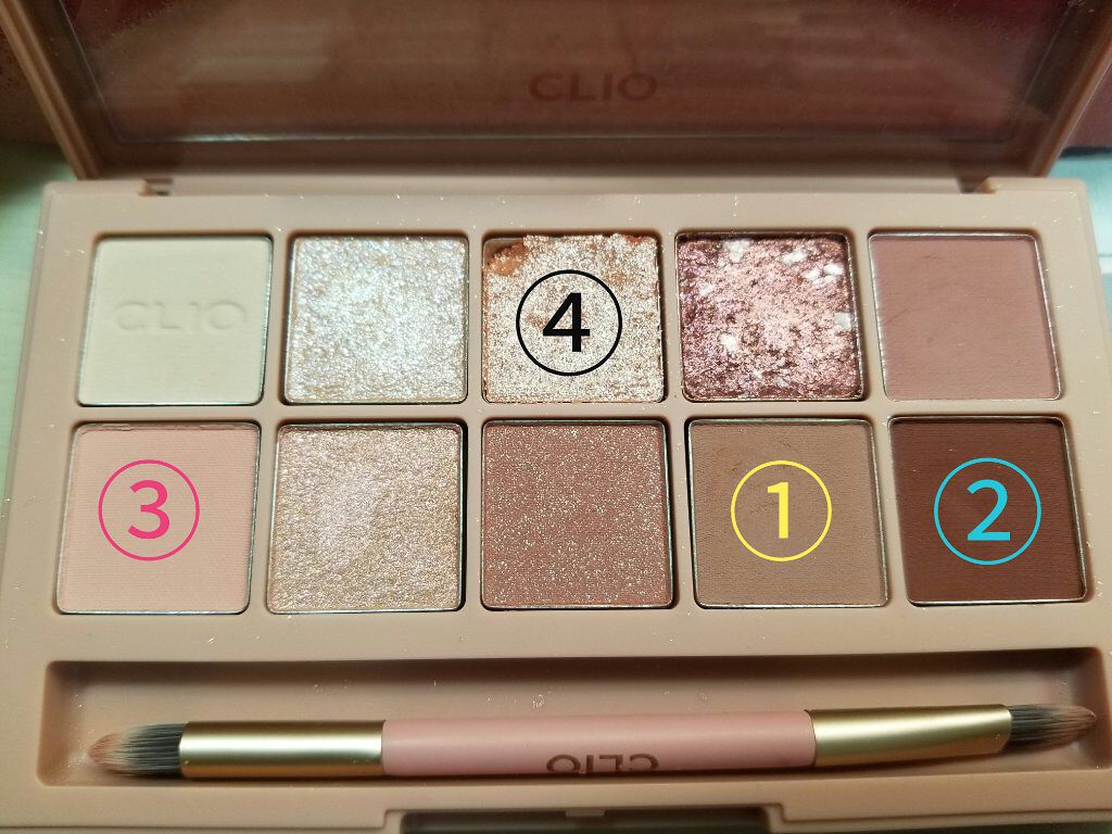 プロ アイ パレット/CLIO/アイシャドウパレットを使ったクチコミ(2枚目)
