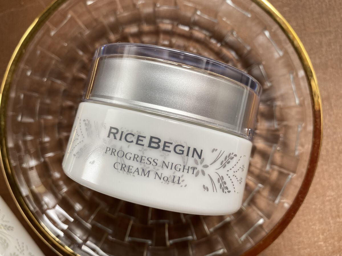 プログレスナイトクリーム No.11/ライスビギン/フェイスクリームを使ったクチコミ（1枚目）