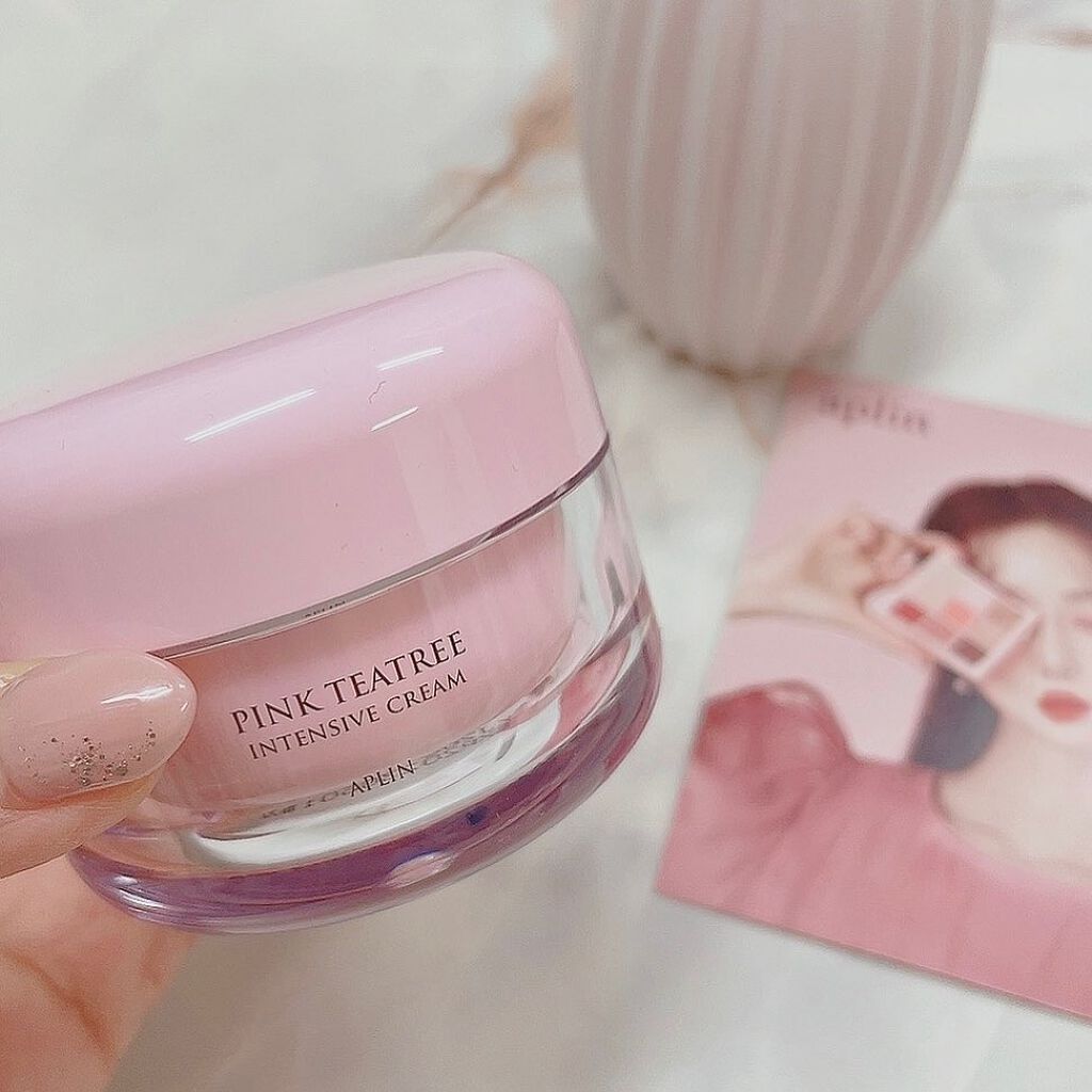 ピンクティーツリークリーム/APLIN/フェイスクリームを使ったクチコミ(4枚目)